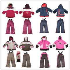 【流浪者】出口国外儿童滑雪服套装 棉服套装 滑雪裤加厚-30°C