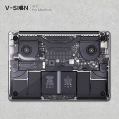 V-SION  Macbook Air11寸底部保护贴纸 Retina Pro13寸创意贴膜
