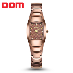 DOM手表 专柜正品女表 防水钨钢表 潮流时尚手链石英表女士时装表