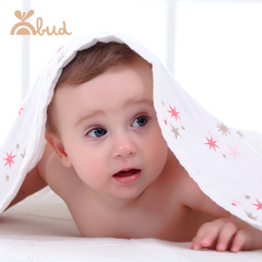 尚芭蒂天然健康环保宝宝用品新生儿婴儿纯棉超柔软纱布浴巾