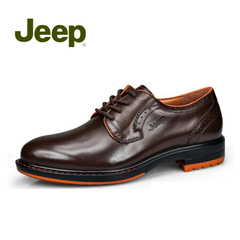 JEEP/吉普新款日常休闲鞋面鞋里全牛皮透气男士皮鞋JP427