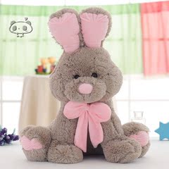 美国大号长耳朵兔子玩偶毛绒玩具兔子公仔布娃娃玩偶女孩生日礼物