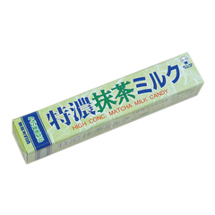 日本糖糖屋 悠哈奶糖/UHA 特浓抹茶糖/牛奶糖40g(10粒装)进口零食