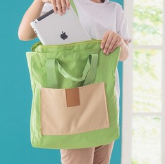 轻便短途旅行袋手提女大容量渭缧欣畲大号简易折叠包防水拉杆包