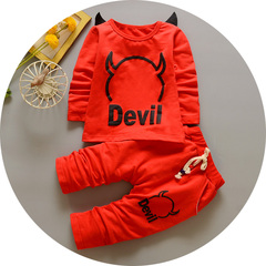 宝宝秋装套装0-4岁婴幼儿纯棉韩版外出服4-12个月儿童衣服潮装酷