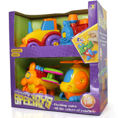 六一儿童节礼物可拆装玩具组合组装益智玩具海陆空高档彩盒包装