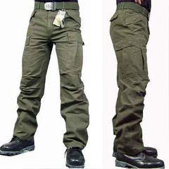户外野营军迷休闲服饰 M65新款男式绿色纯棉防刮登山长裤清仓价