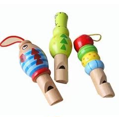 动物小口哨 儿童哨子音乐启蒙 宝宝木制早教益智木质婴儿益智玩具