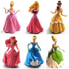 包邮！6款经典童话白雪公主 正版迪士尼送孩子礼物玩具模型