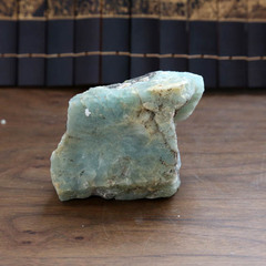 451.6克海兰宝矿物晶体 天然海蓝宝原石 标本 绿柱石原石一物一图