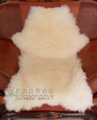 整只真皮毛一体澳洲羊皮坐垫羊毛毯子 躺椅垫茶几垫 可定做