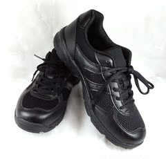 正品3515强人配发黑色07a式作训鞋军训解放鞋跑步鞋皮消防训练鞋
