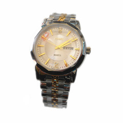 VGASY小霸王AG4098石英手表 商务休闲钨钢不锈钢男士手表时尚男表