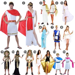 万圣节舞会服装 cosplay古希腊服装女神衣服天使神王宙斯雅典娜