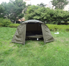 户外装备手动铝杆帐篷露营 钓鱼 离地 帐篷 双层 防特大暴雨防风