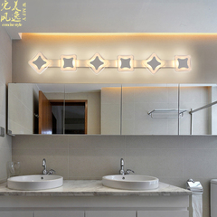 led镜前灯防水防雾 现代简约镜柜卫生间灯创意超薄化妆台浴室灯具