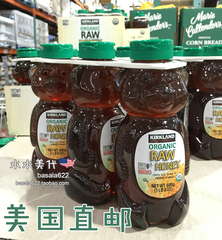 美国代购直邮Kirkland小熊造型 天然有机蜂蜜2040g 一组3瓶 超值