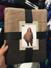 美国直邮代购Celeste女装新款秋装羊毛羊绒披肩斗篷毛衣 5色可选