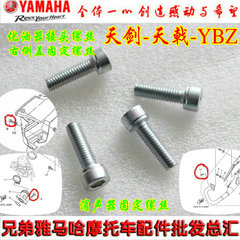 雅马哈天剑125天戟YBZ原装正品 化油器缧丝 消声器缧丝 侧盖缧丝
