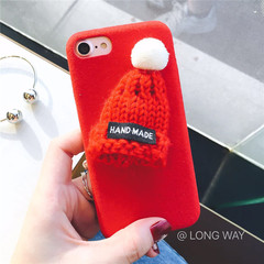 圣诞节可爱小红帽*iPhone7plus手机壳苹果6s/6plus全包保护套个性