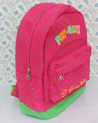 特价包邮正品 韩国彩色双肩包圆点女生幼儿园儿童书包小学生背包