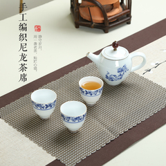 茶具茶道配件竹席茶垫隔茶垫茶盘垫茶席茶叶渣过滤垫功夫茶垫竹垫