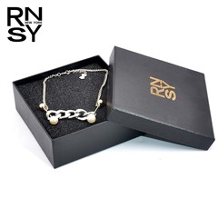RSNY官方正品2016全新欧美街拍款粗链条珍珠夸张圆球吊坠短款项链