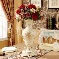 欧式陶瓷花瓶高档奢华家居客厅花插花器工艺品装饰摆件结婚礼物