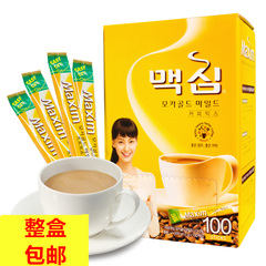 韩国麦馨maxim黄麦馨摩卡味咖啡 速溶三合一整盒100包