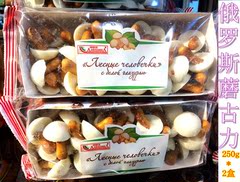 俄罗斯进口零食 蘑古力儿童巧克力饼干250g*2盒 黑白巧克力两口味
