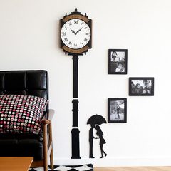 mandelda时尚装饰挂表个性时钟挂钟客厅创意静音现代简约石英钟表