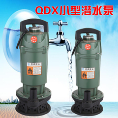 QDX小型单相家用潜水泵220V农用抽水机高扬程增压水泵井用抽水泵