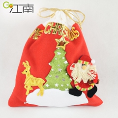 圣诞节装饰品圣诞礼物袋金装卡通礼品袋子圣诞树装饰品挂件