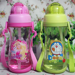 夏季儿童喝水杯子带吸管1-2-3岁宝宝饮水杯吸管防漏防呛女童水壶
