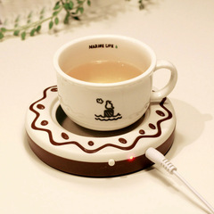 新奇特创意发热保温碟USB电热咖啡茶保温杯垫送女朋友礼物热奶瓶