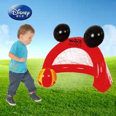 正品迪士尼儿童充气足球门 小孩宝宝运动健身益智玩具儿童礼物
