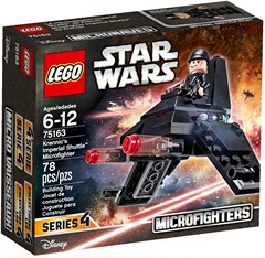 2017年新款 乐高LEGO 75163星球大战系列 昆尼克的穿梭机迷你战机