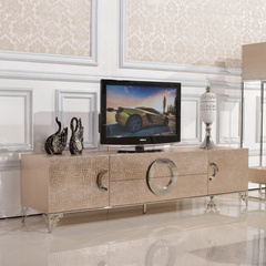 费欧家具 欧式后现代电视柜组合 可定制新古典地柜 样板房视听柜