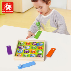 特宝儿 小老鼠跳跳板 亲子互动 桌面游戏 儿童益智木质玩具