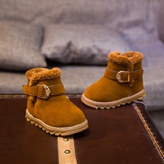 天天特价儿童雪地靴冬季男童鞋子女童棉鞋短靴防滑保暖加棉宝宝鞋