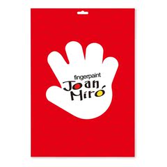西班牙美乐Joan Miro 儿童手指画画纸 精装手指画专用纸 10张