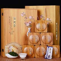 节日礼品茶 新茶铁观音茶叶 礼盒装 浓香型 木制礼盒茶 500g