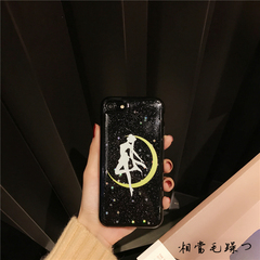 iPhone7手机壳硅胶全包滴胶星星苹果6S创意软壳防摔6plus保护套潮