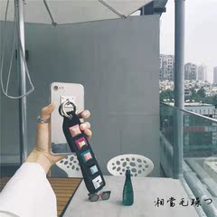 王柳雯同款手机壳铆钉镜面iPhone7手机壳苹果6splus韩国保护套软
