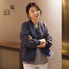 2016秋季女装新款韩版短款夹克衫棒球服长袖学生外套女潮春秋开衫