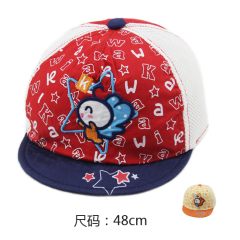 可爱娃娃夏季宝宝鸭舌帽男女儿童遮阳帽小孩帽帽超级软帽檐网眼帽