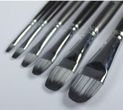 一画乐EVAL DS855尼龙毛画笔 油画、水粉、丙烯画笔 考试画笔