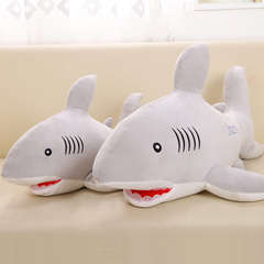 鲨鱼玩具毛绒公仔大白鲨鱼抱枕玩偶睡觉布娃娃女生儿童生日礼物