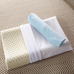 泰国皇家天然乳胶枕 成人橡胶低枕 健康护颈枕芯 保健枕头