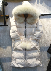 MONLOKEER正品 2016新款韩版女式加厚修身中长款羽绒服冬季外套潮